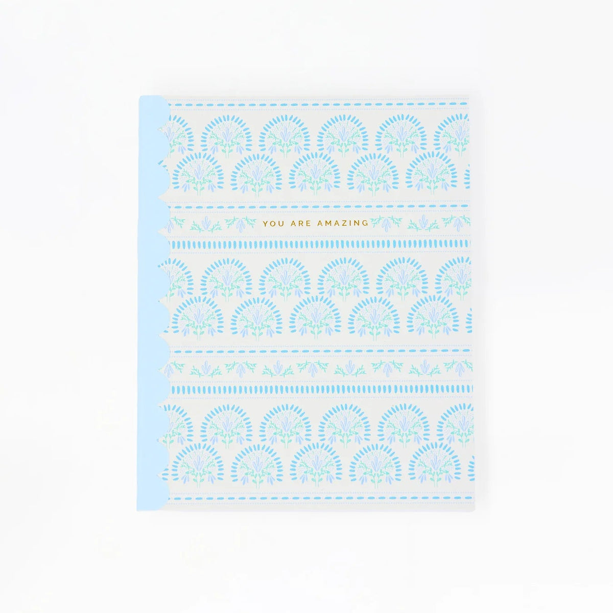Scallop Notebook in You Are Amazing - The Preppy Bunny