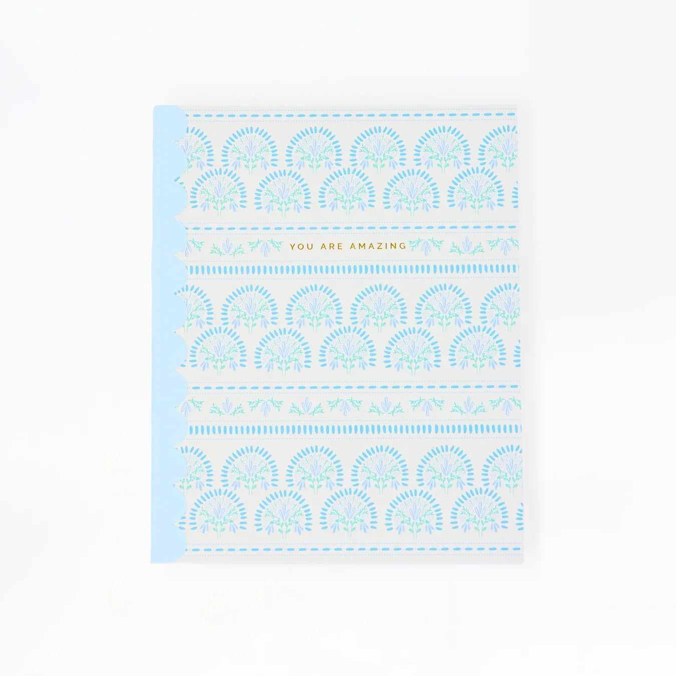 Scallop Notebook in You Are Amazing - The Preppy Bunny