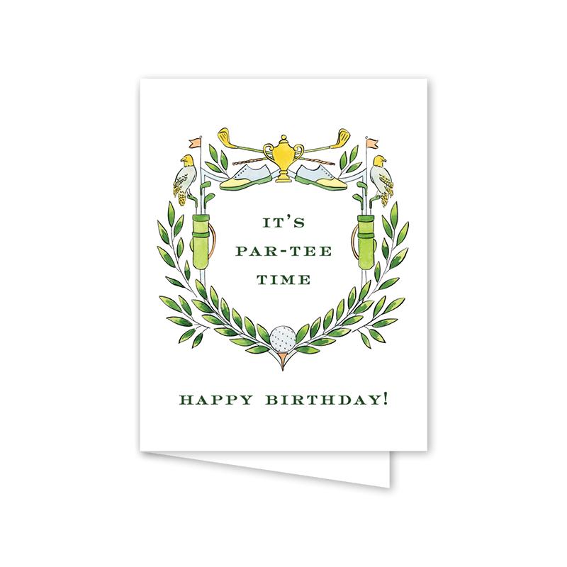 Golf Birthday Card - The Preppy Bunny