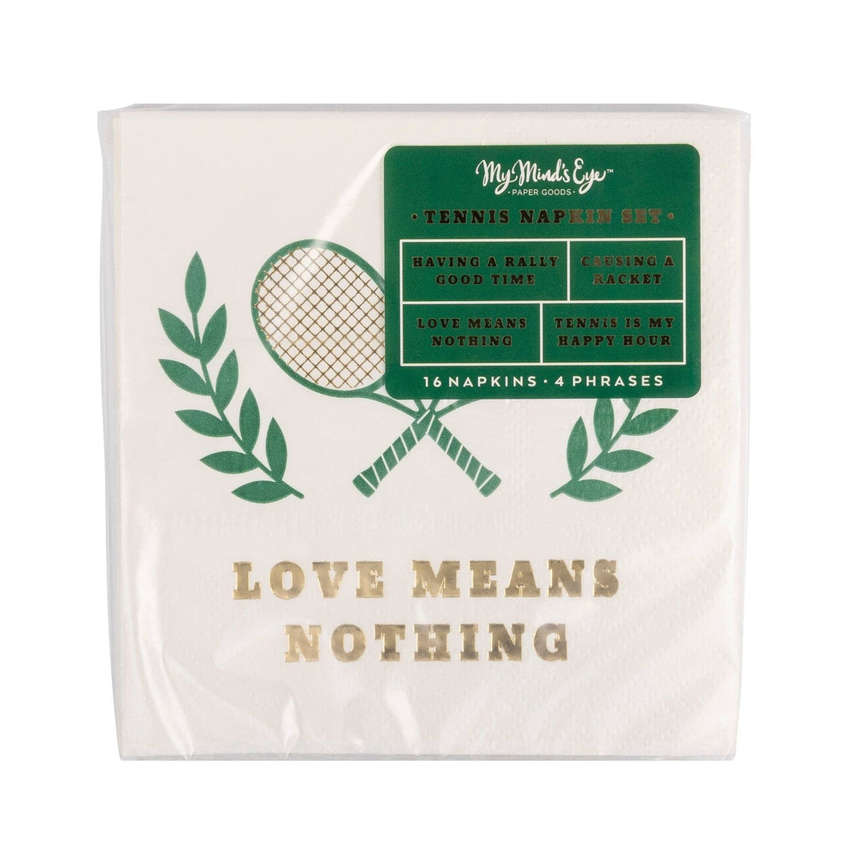 Tennis Sayings Napkin Set - The Preppy Bunny