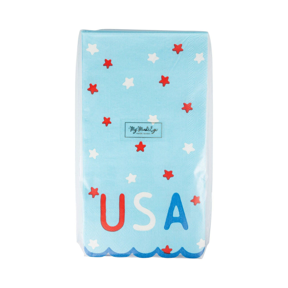 USA Stars Paper Dinner Napkins - The Preppy Bunny