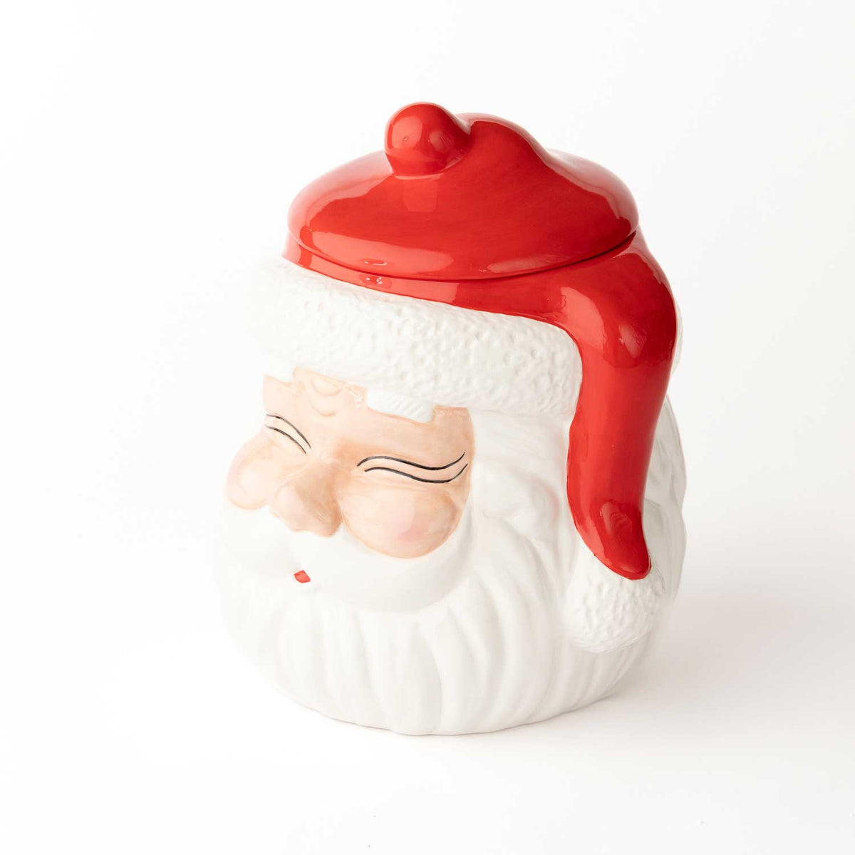 Red Santa Cookie Jar - The Preppy Bunny