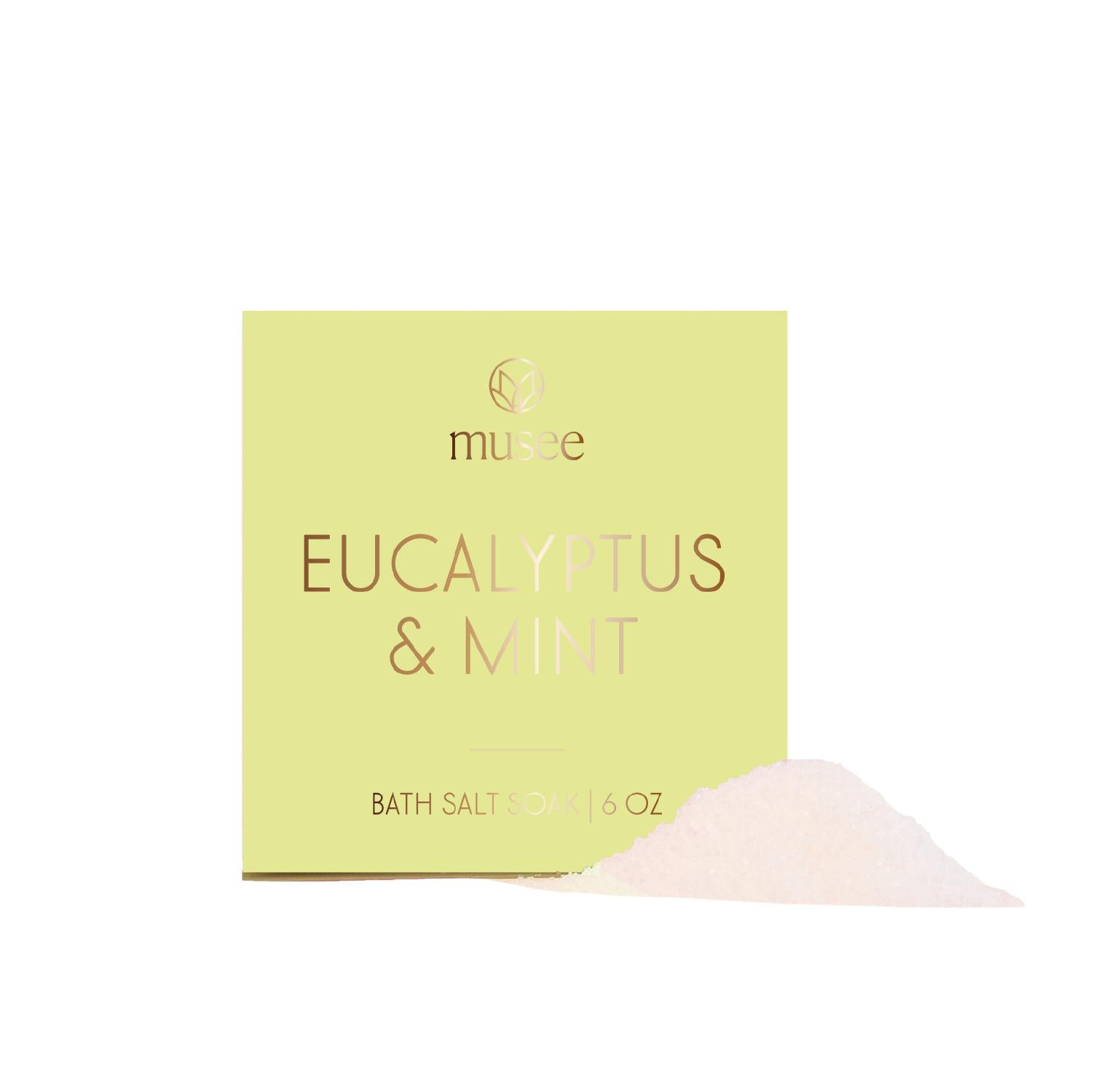 Eucalyptus & Mint Mini Bath Salt Soak - The Preppy Bunny