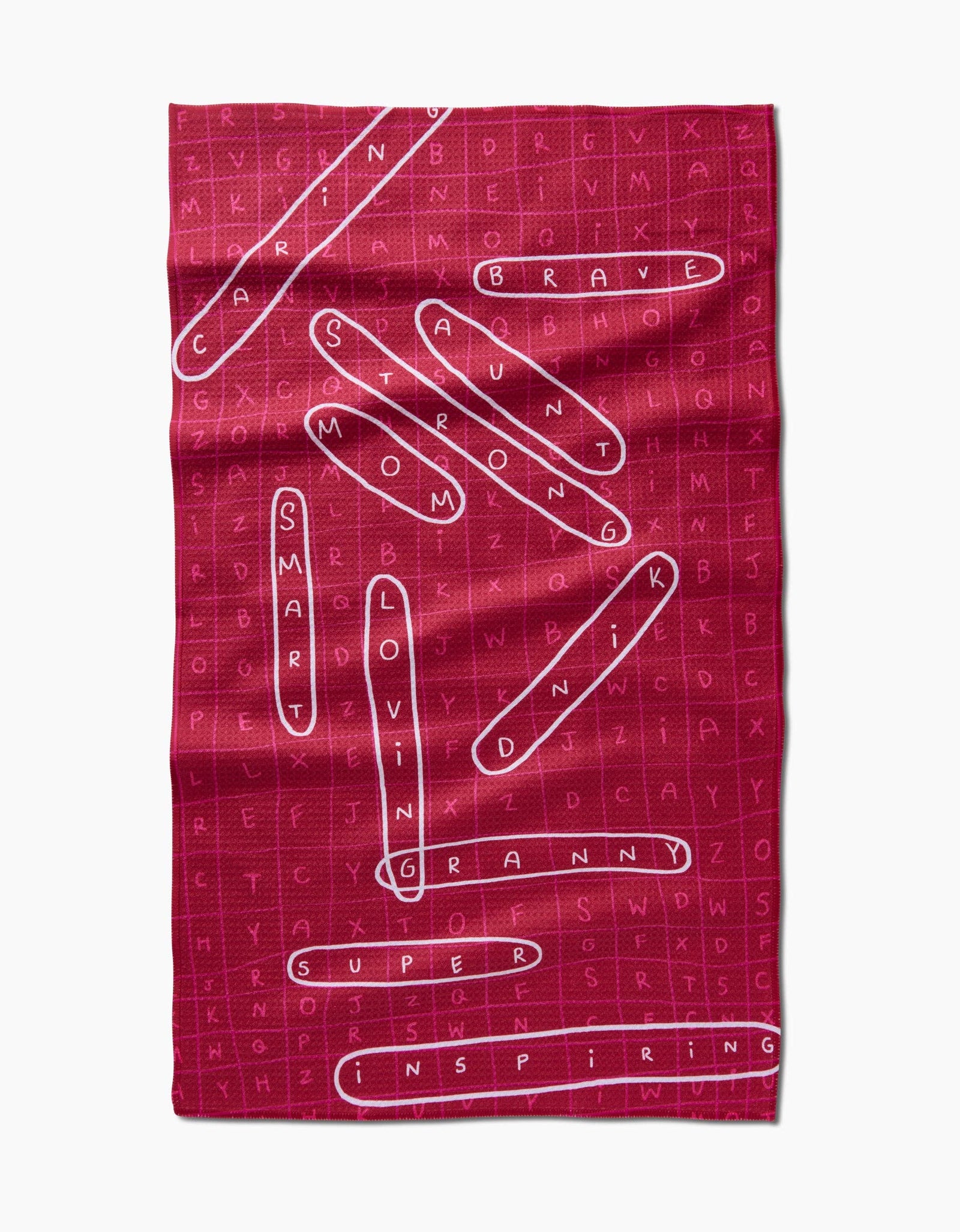 Mom Search Tea Towel by Geometry - The Preppy Bunny