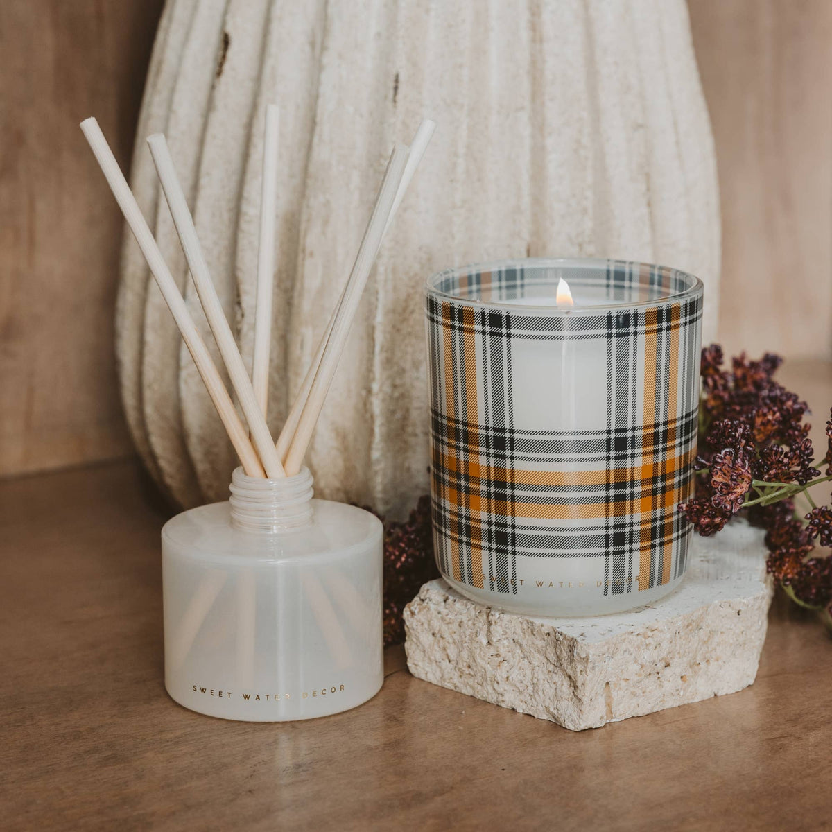 Hello Fall 12 oz Boxed Soy Candle