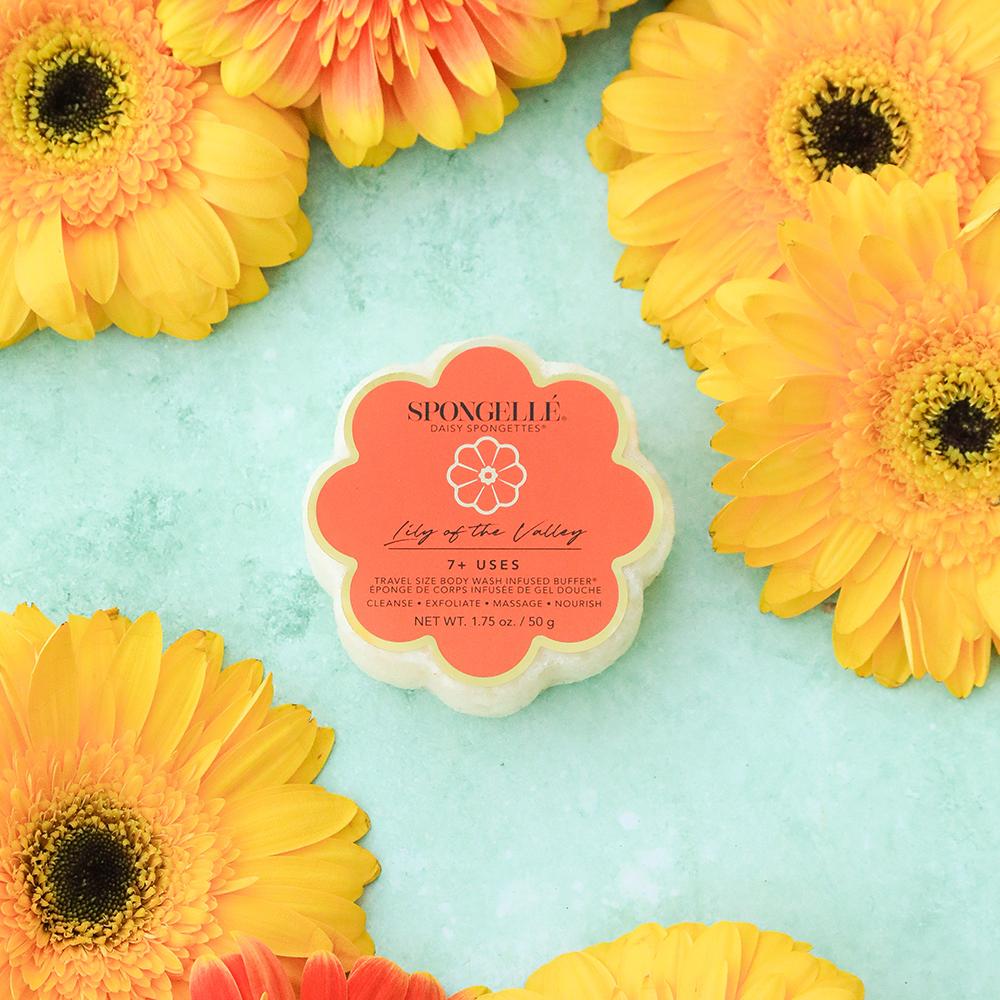 Lily of the Valley Daisy Spongette - The Preppy Bunny