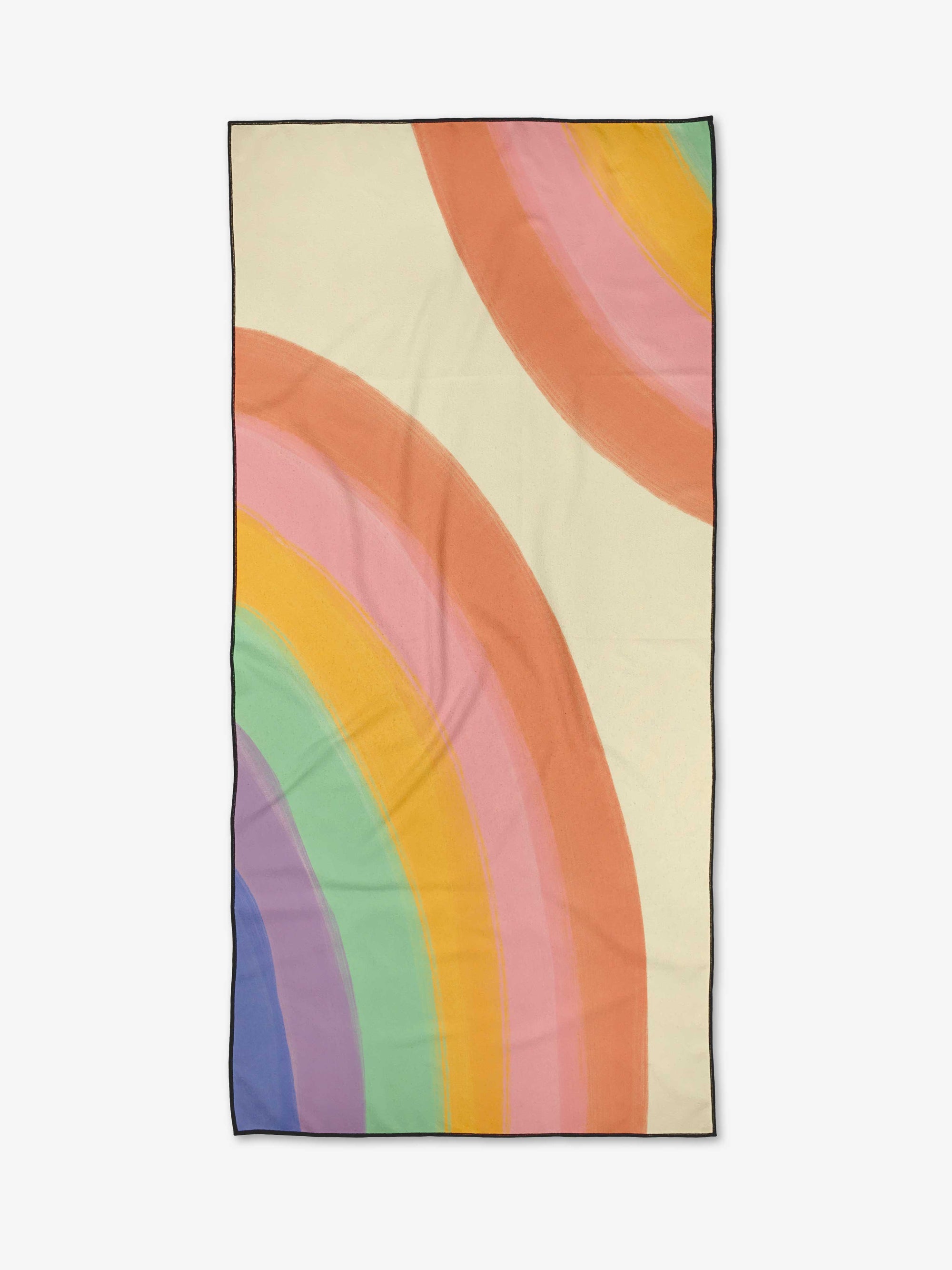 Rainbow Geometry Beach Towel - The Preppy Bunny