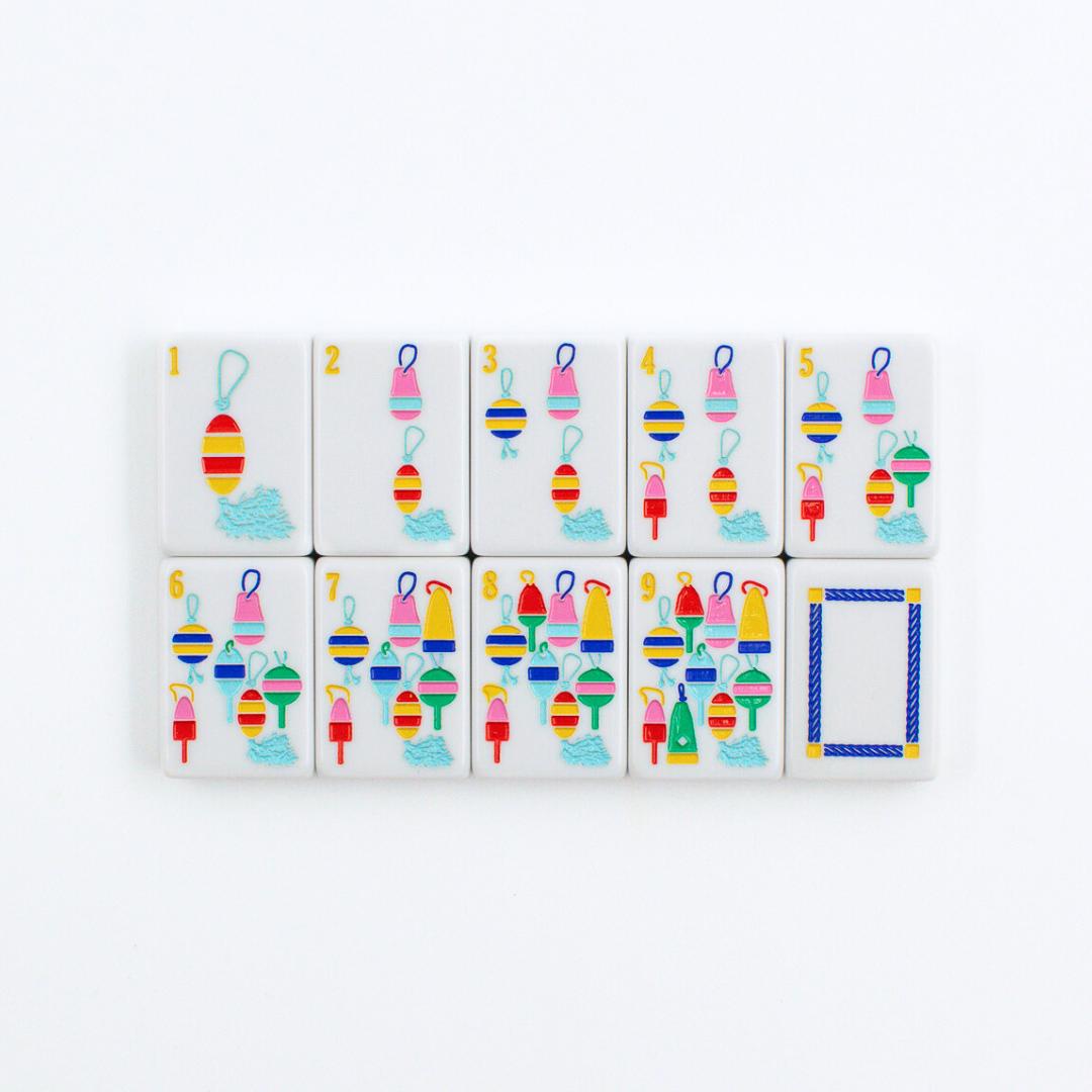 THE NEW ENGLAND SERIES | Mahjong Tiles with Nautical Flair - The Preppy Bunny