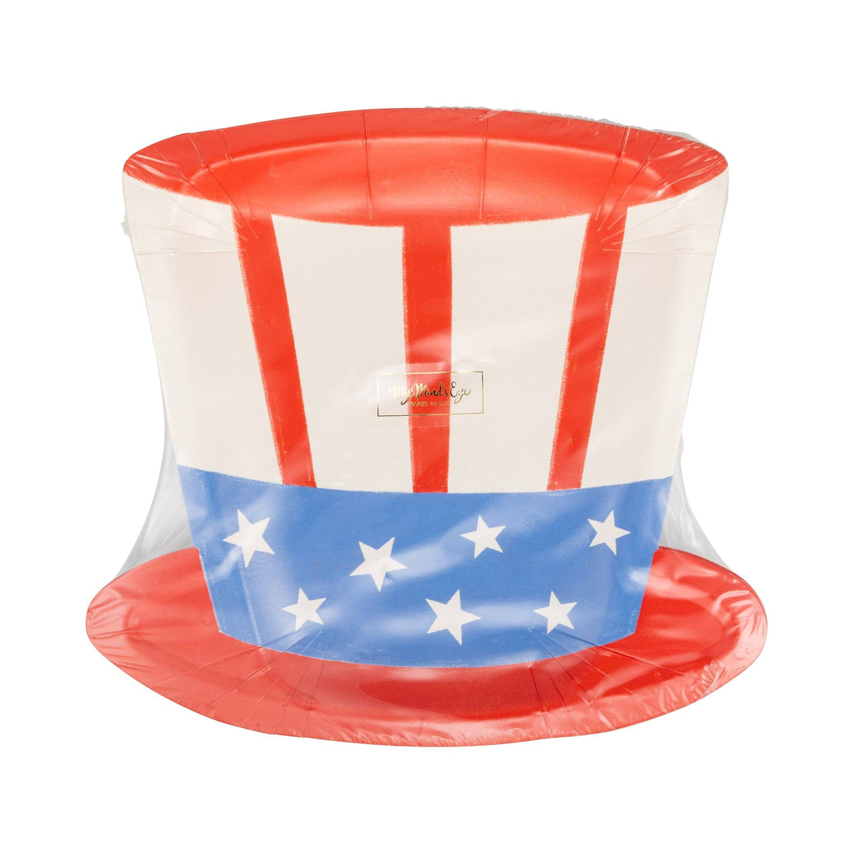Uncle Sam Hat Paper Plates - The Preppy Bunny