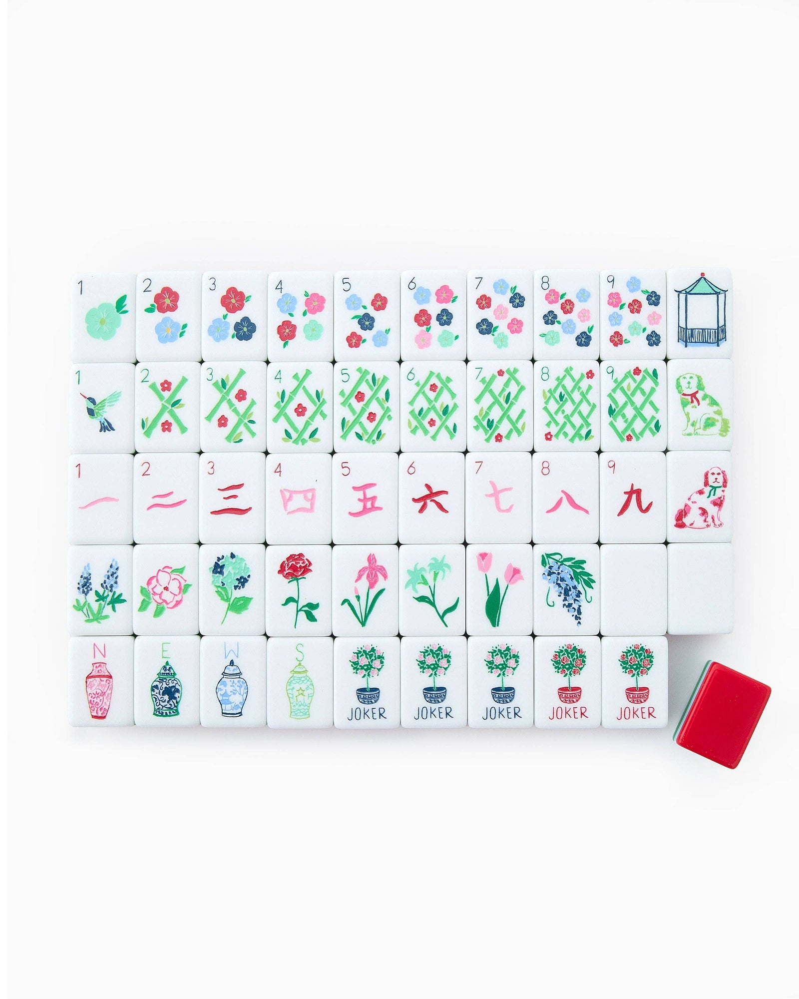 Nantucket Mahjong Tiles - The Preppy Bunny