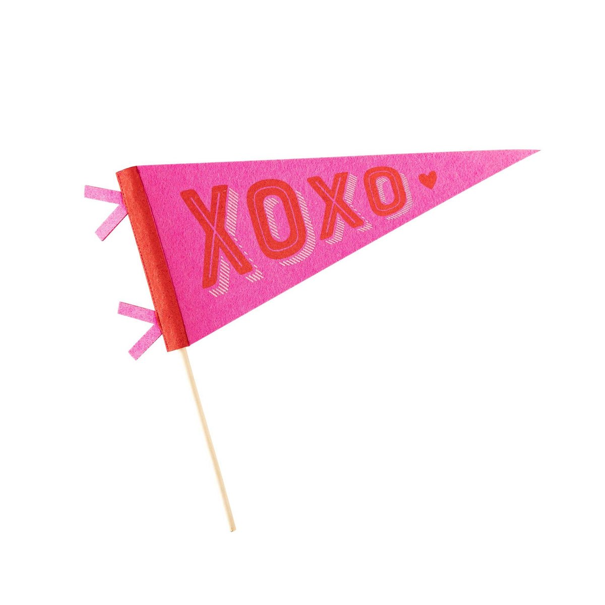 XOXO Felt Pennant - The Preppy Bunny