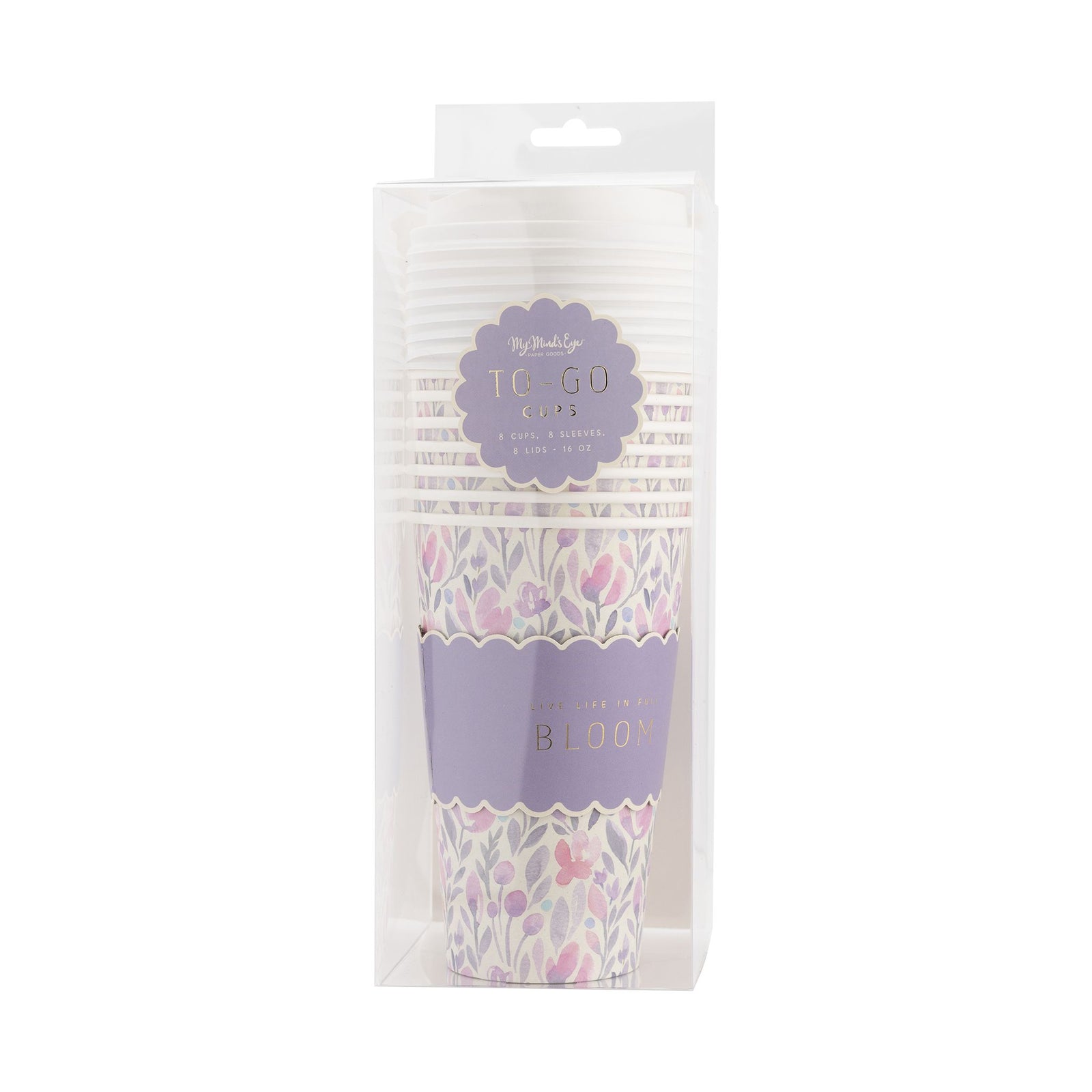 Watercolor Floral To-Go Cup - The Preppy Bunny