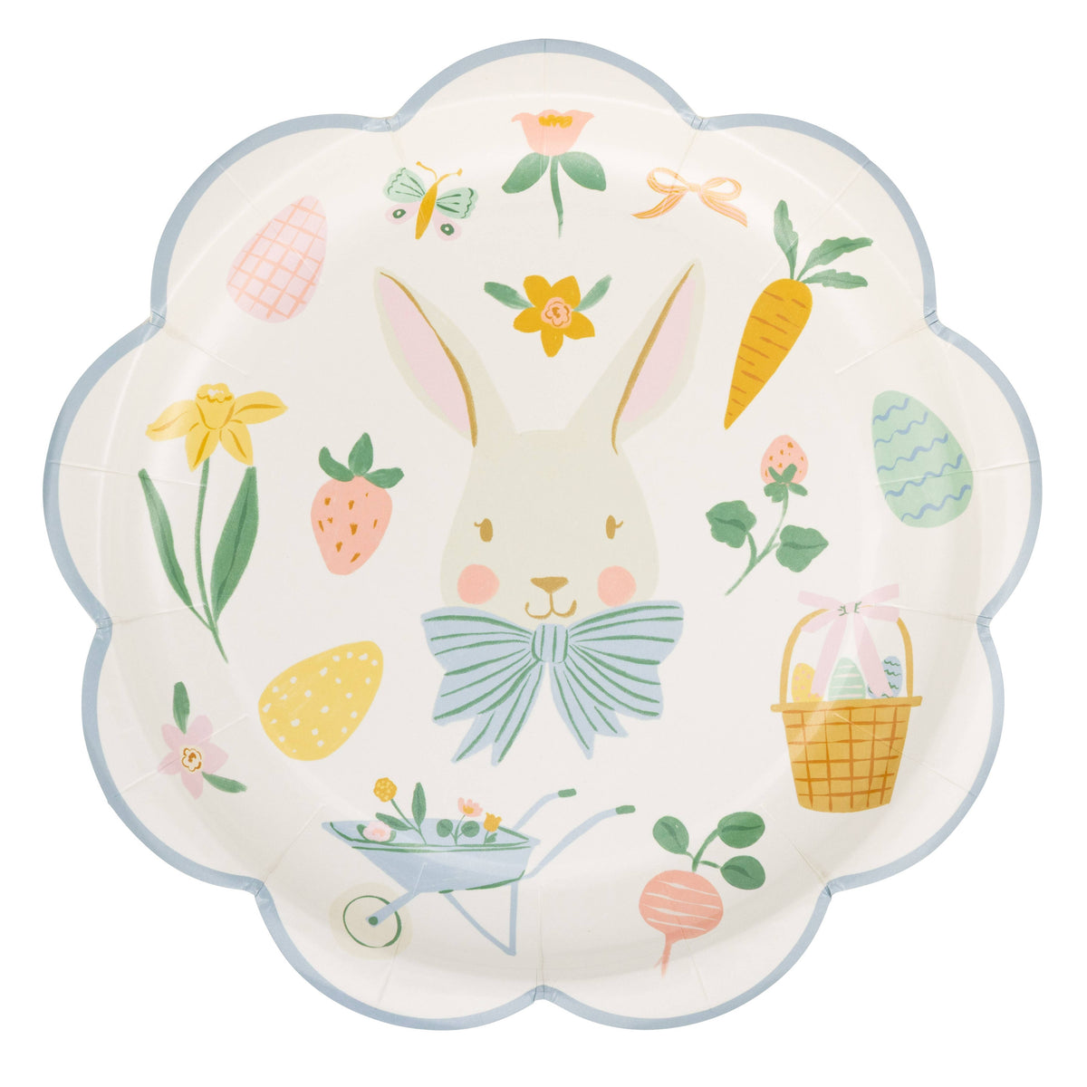 Easter Icons 8" Plates - The Preppy Bunny