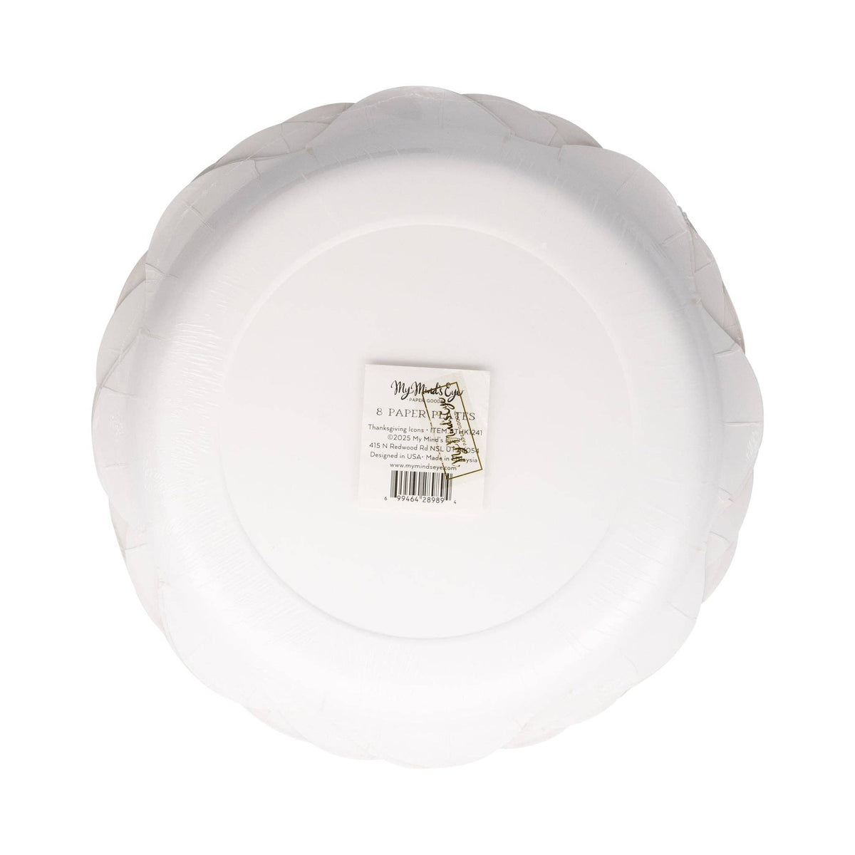 Thanksgiving Icons Paper Plates - The Preppy Bunny