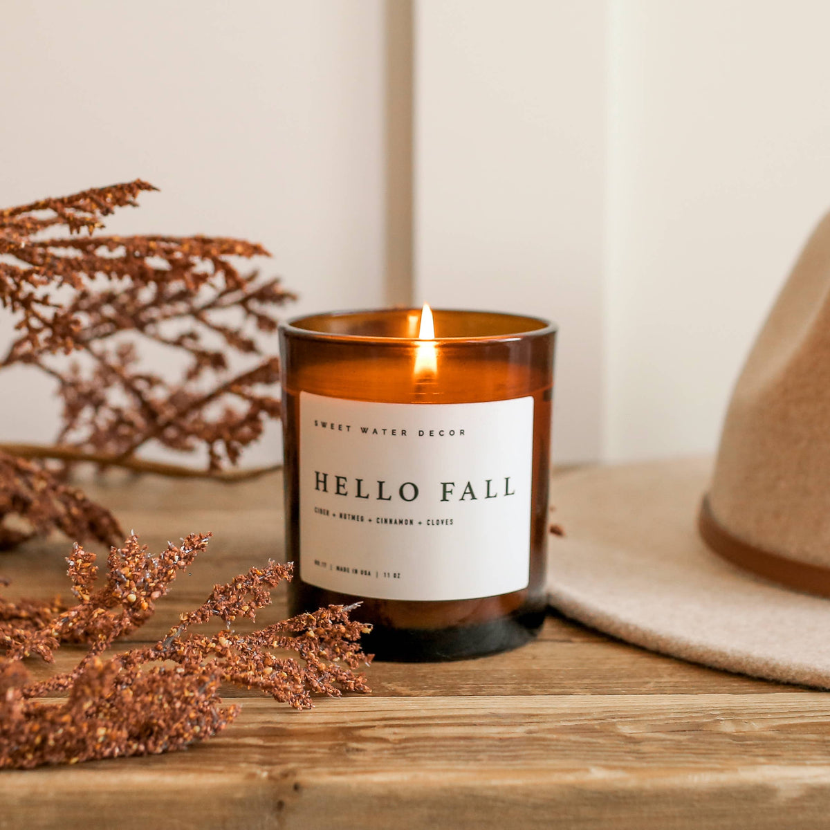 Hello Fall - 11 oz Soy Candle