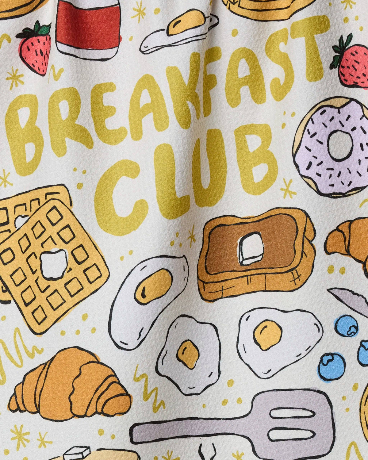 Breakfast Club Tea Towel by Geometry