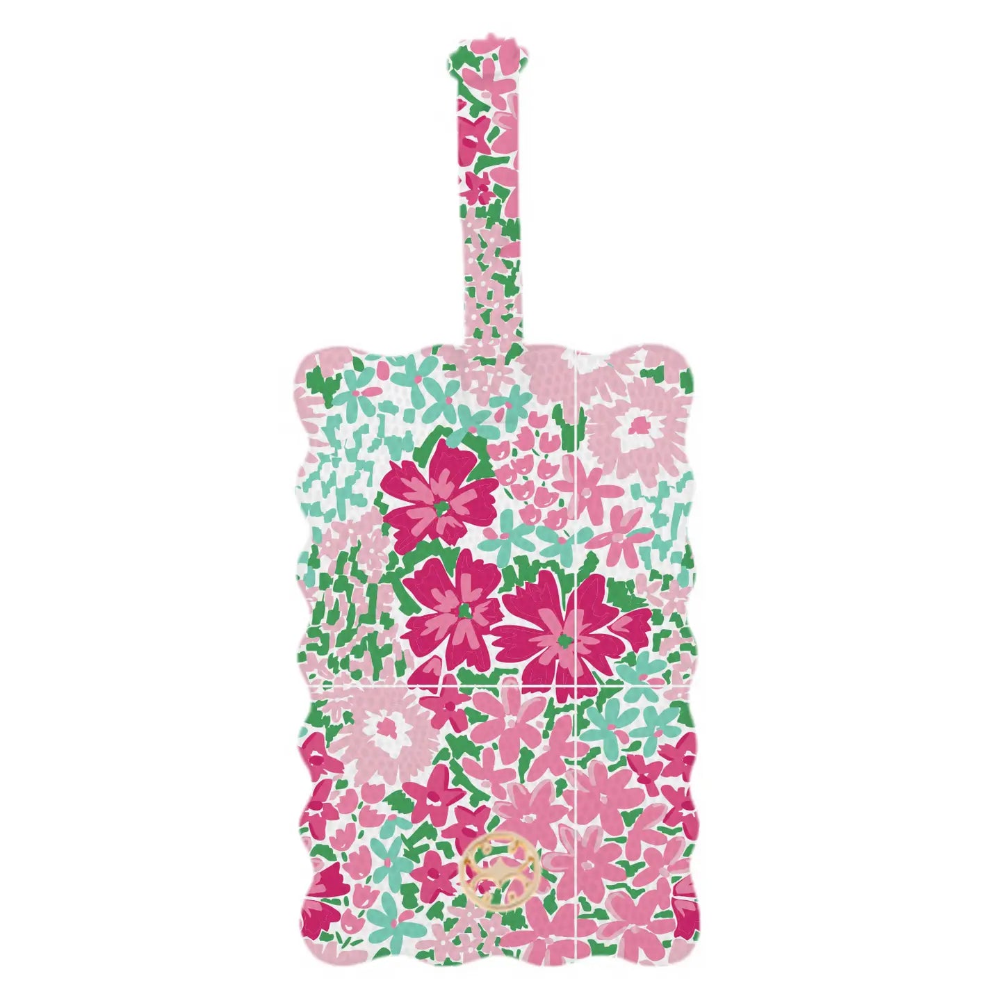 Luggage Tag in Petal Perfect - The Preppy Bunny