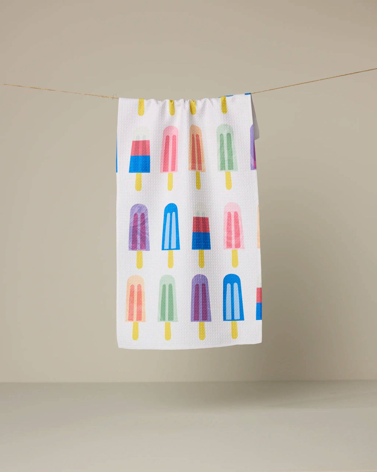 Poppy Popsicles Bar Towel by Geometry