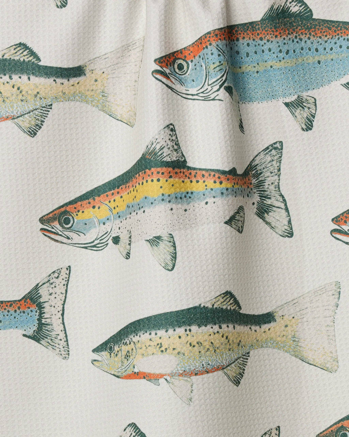 Hooked on Fishing Tea Towel by Geometry