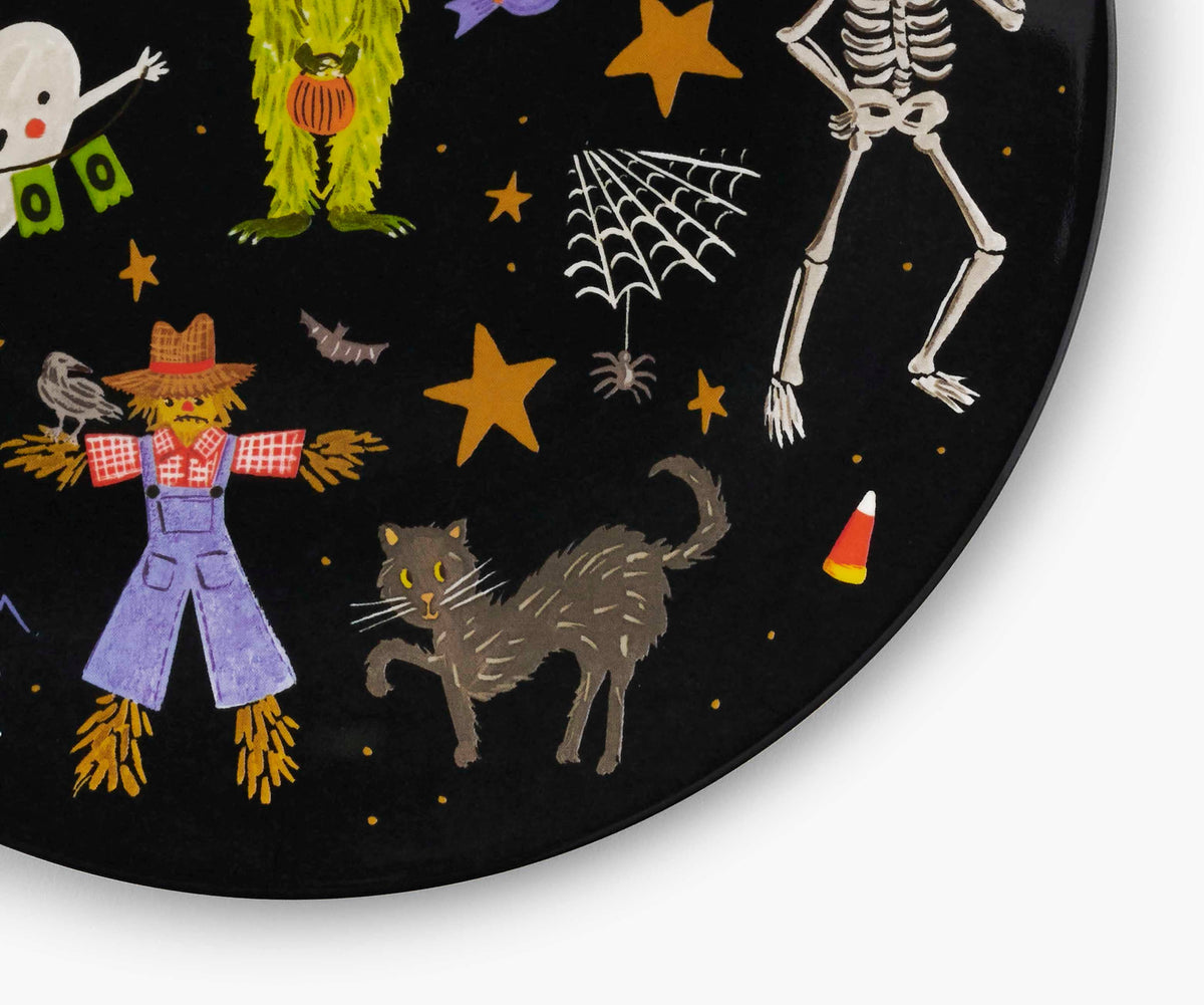 Halloween Parade Melamine Assorted Dessert Plates