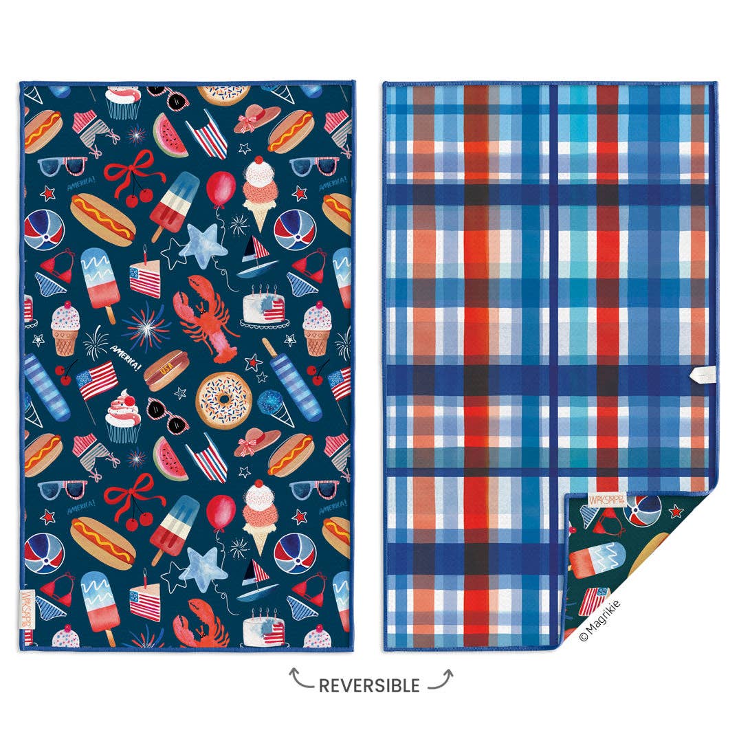 Summer Favorites Microfiber Kitchen Towel - The Preppy Bunny
