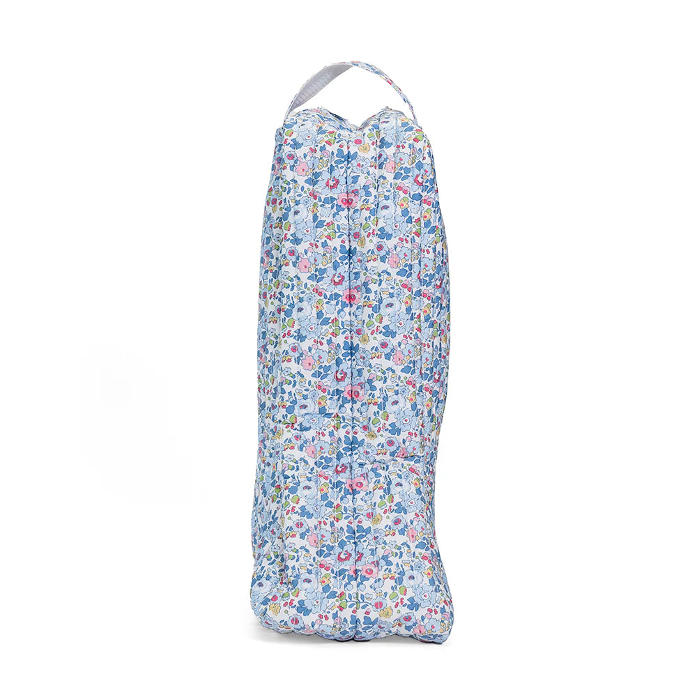 Quilted Boot Bag in Bridgehampton Floral - The Preppy Bunny