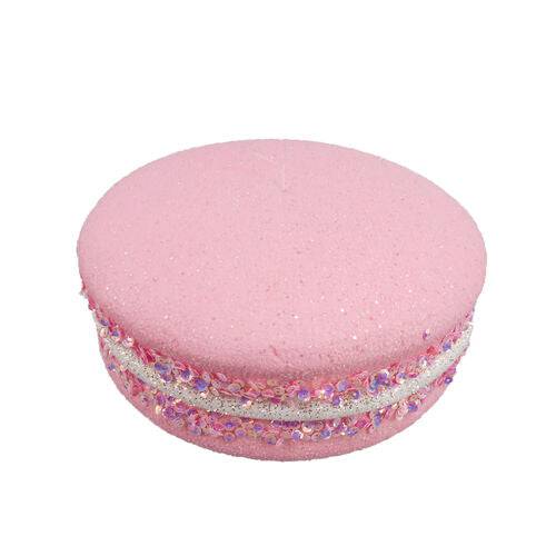 Pink Macaron Ornament 7&quot; - The Preppy Bunny