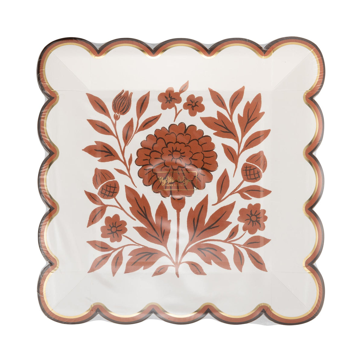 Fall Marigold 8" Paper Plates