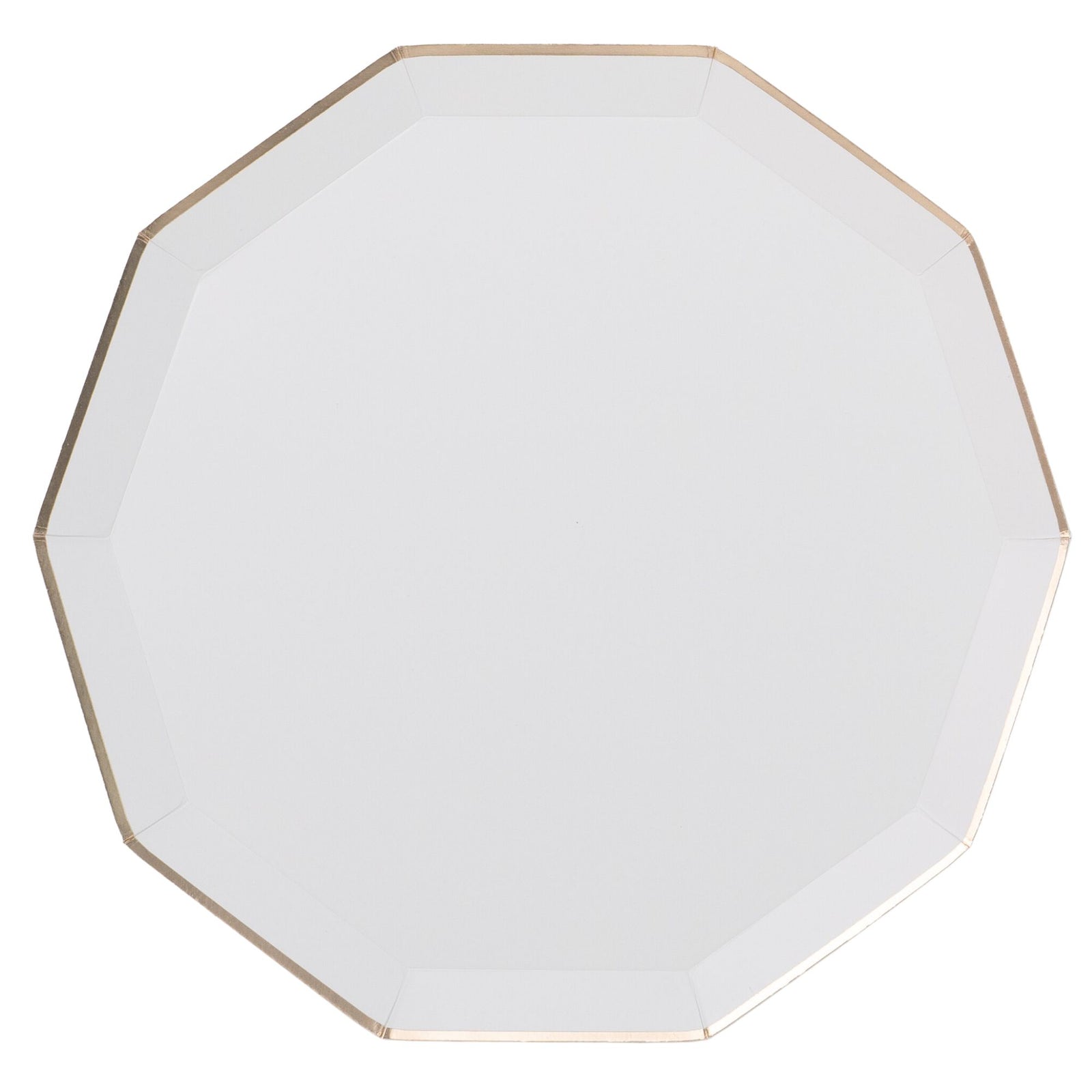 Blanc White Premium Paper Plates - The Preppy Bunny