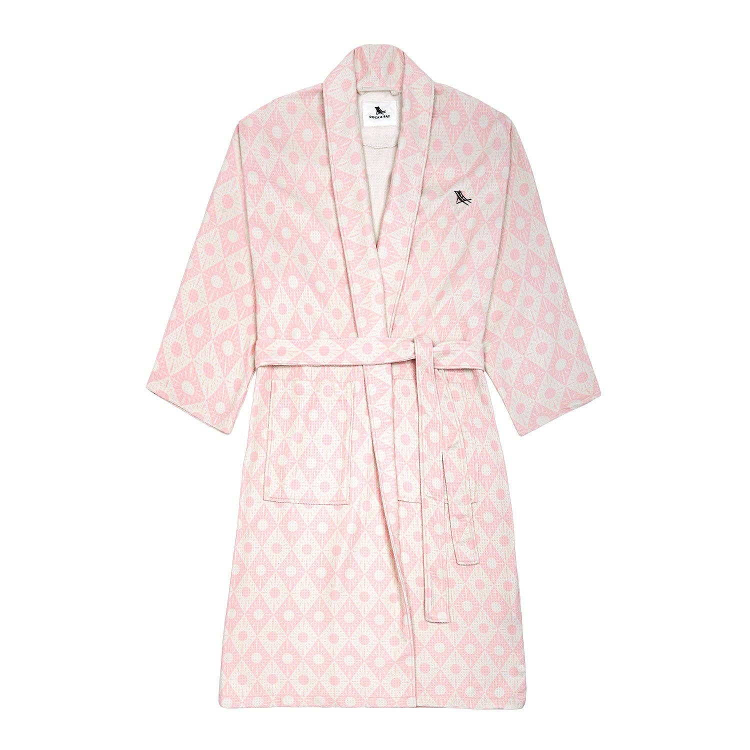 Dock & Bay Bath Robe - Diamond Pink: Medium / Large - The Preppy Bunny