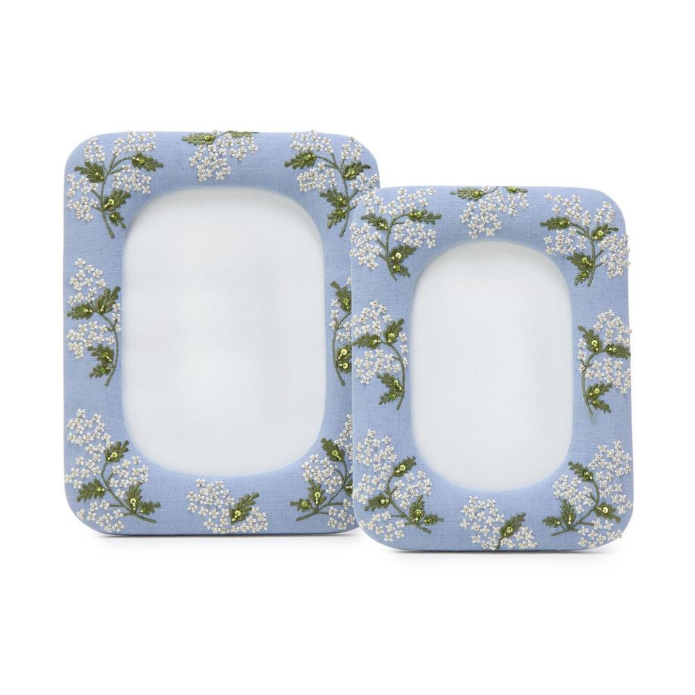 Hydrangea Linen Fabric Picture Frame