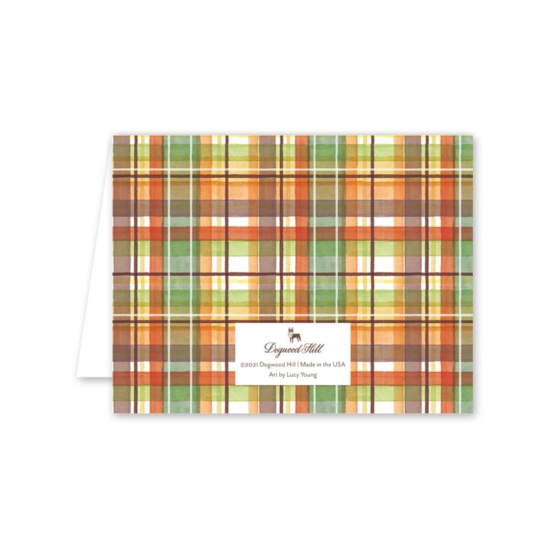 October Porch Greeting Card - The Preppy Bunny