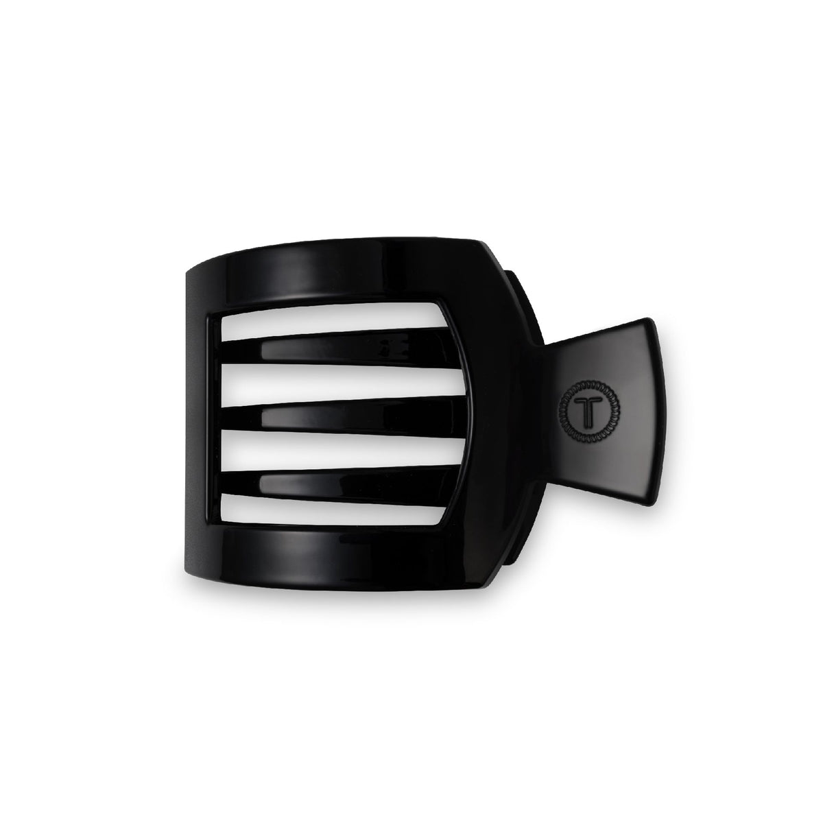 Jet Black Small Flat Square Clip