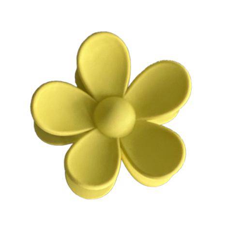 Flower Power &quot;Yellow&quot; Hair Clip - The Preppy Bunny