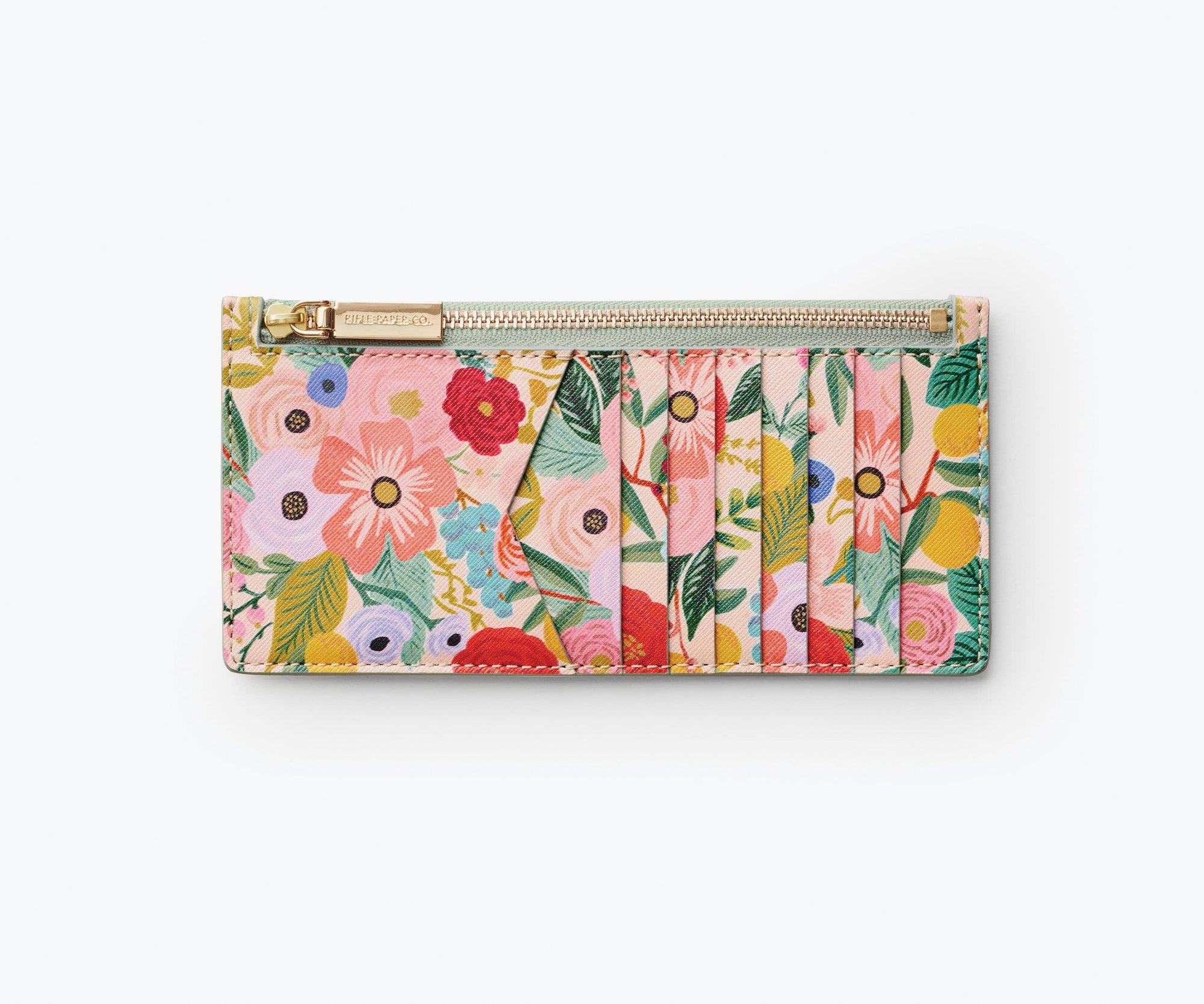 Garden Party Slim Card Wallet - The Preppy Bunny