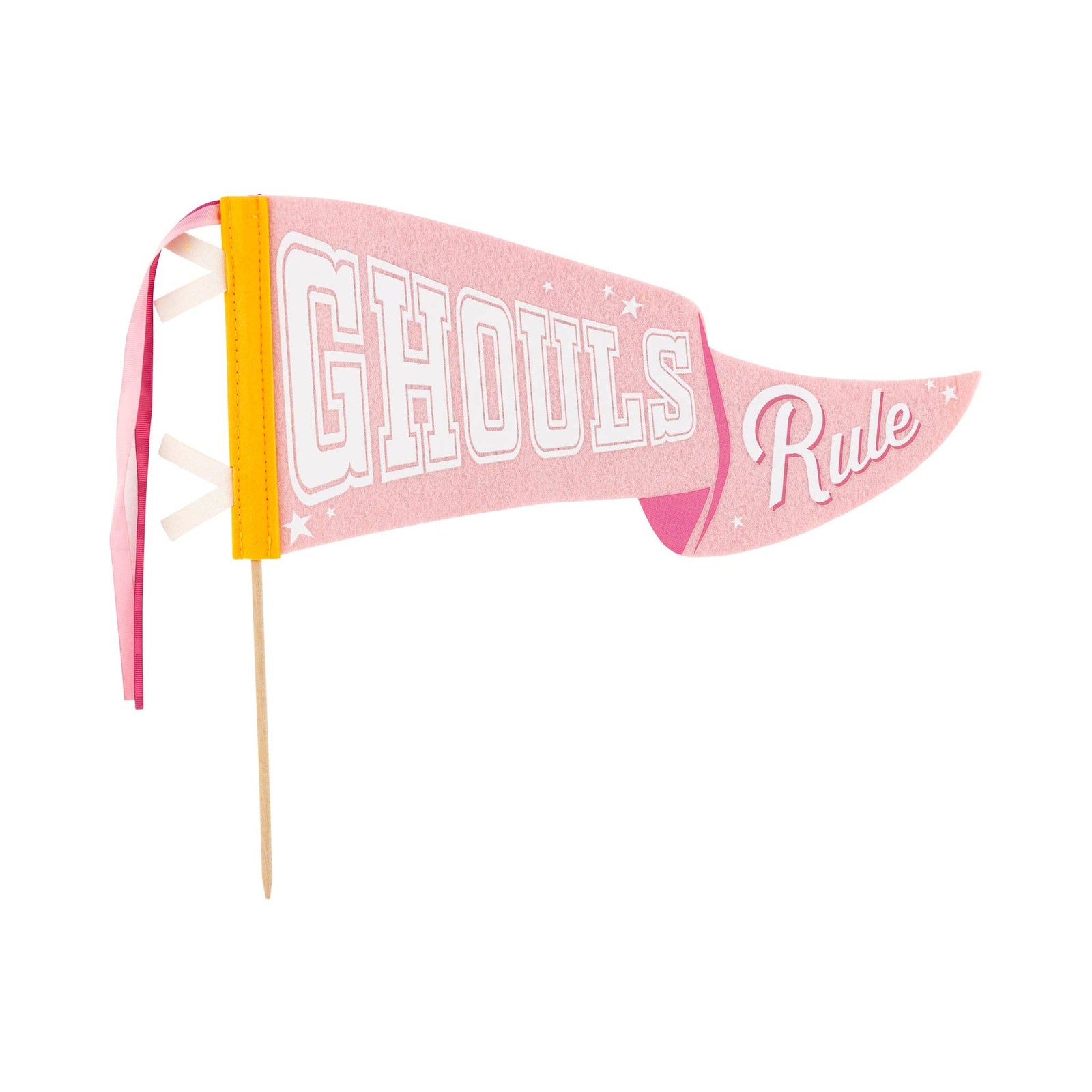 Ghouls Rule Felt Pennant Banner - The Preppy Bunny