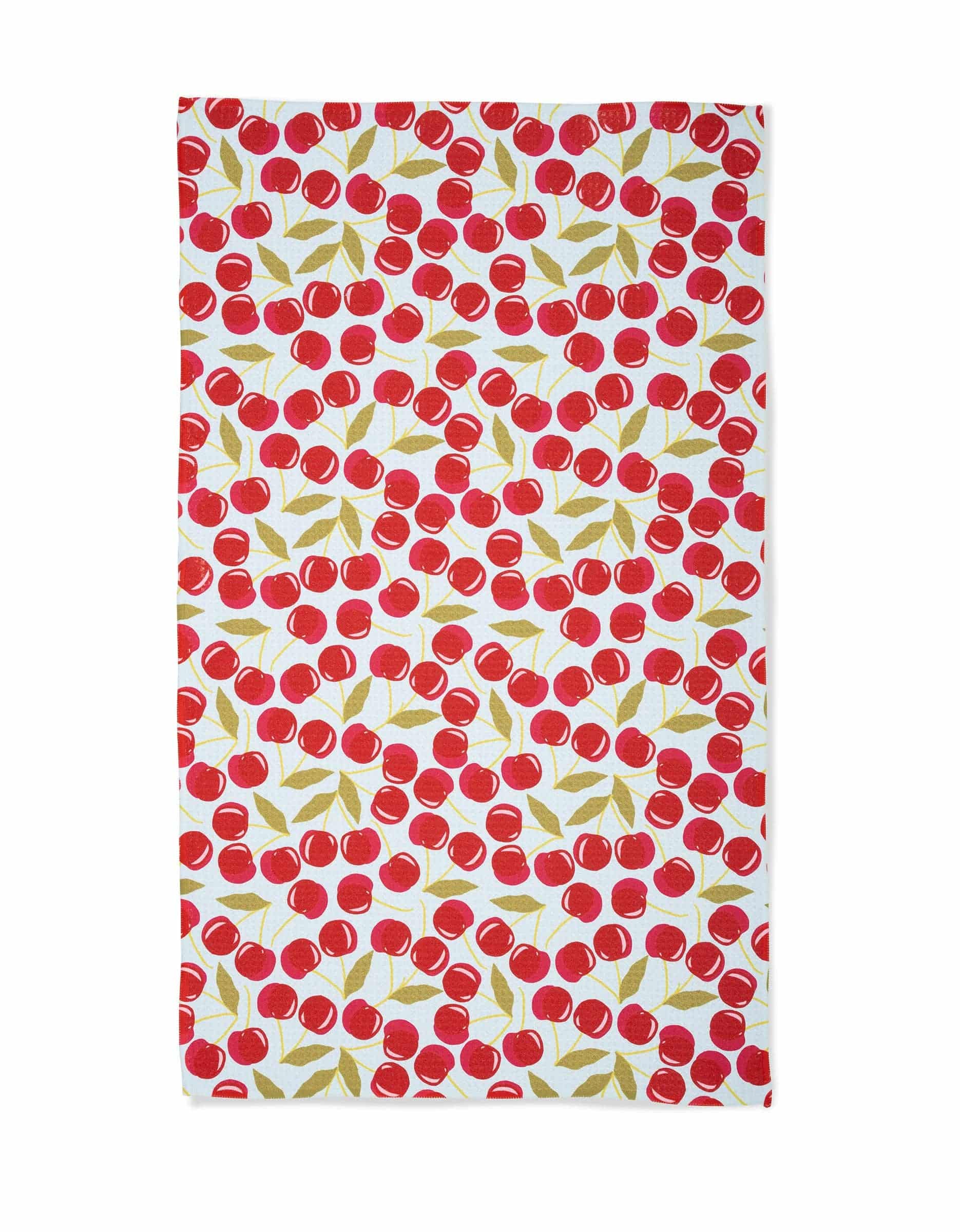 Sweet Cherry Geometry Tea Towel - The Preppy Bunny