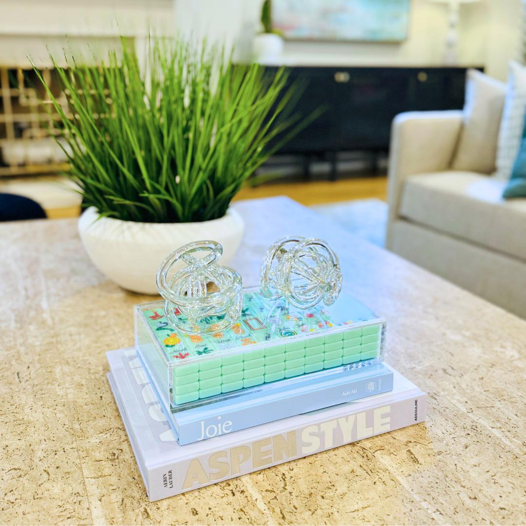 THE SOUTHEAST SERIES | Mahjong Set with Southern Charm - The Preppy Bunny