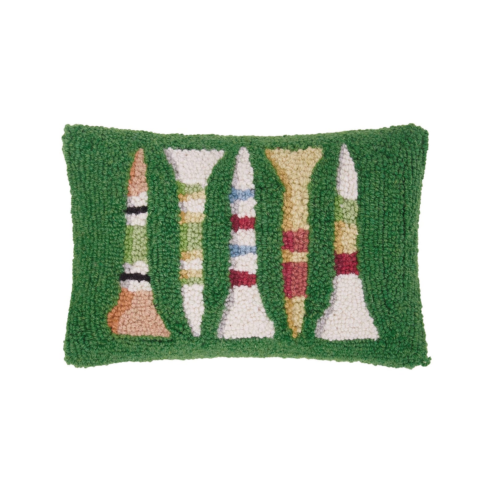 Golf Tees Hook Pillow - The Preppy Bunny