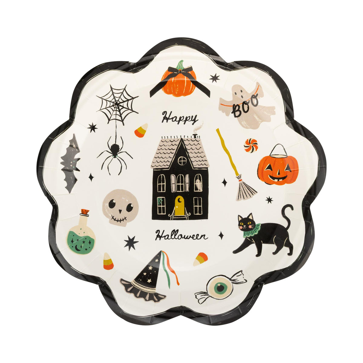 Spooky Icons 9" Paper Plates