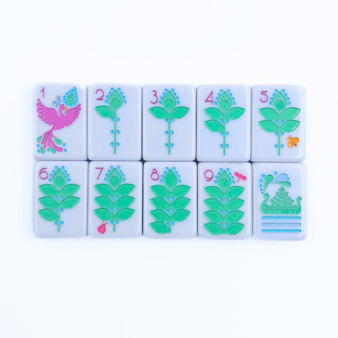 THE SCANDINAVIAN FOLK ART SERIES | Mahjong with Nordic Style - The Preppy Bunny