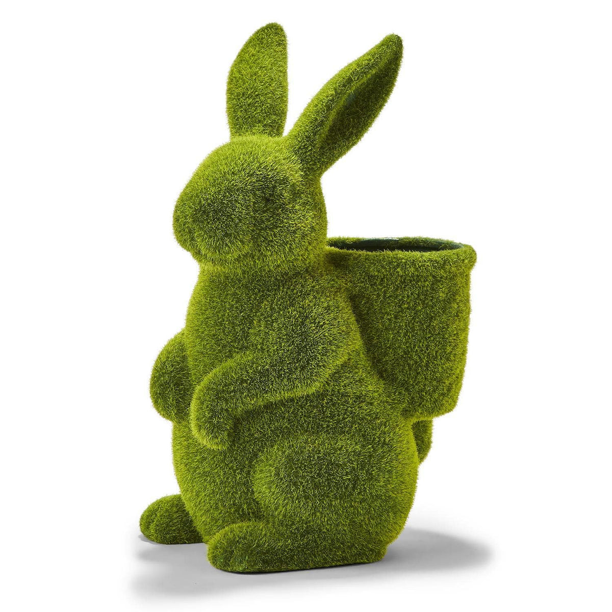 Flocked Bunny Planter - The Preppy Bunny