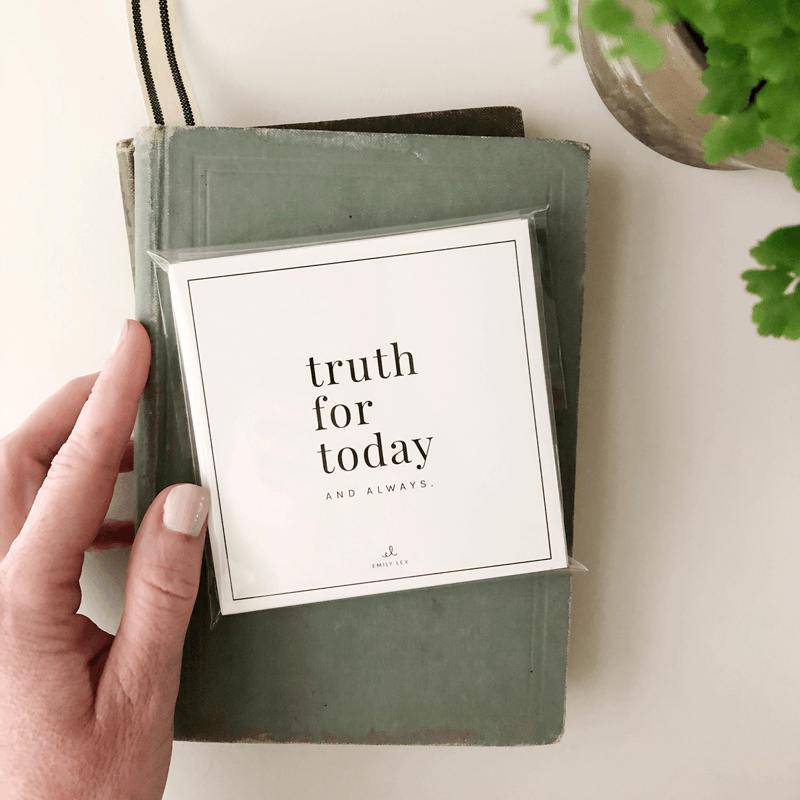 truth for today scripture cards - The Preppy Bunny
