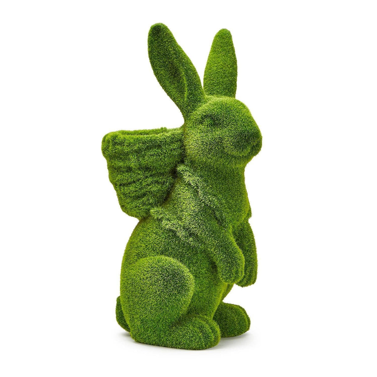 Moss Easter Bunny with Basket - The Preppy Bunny