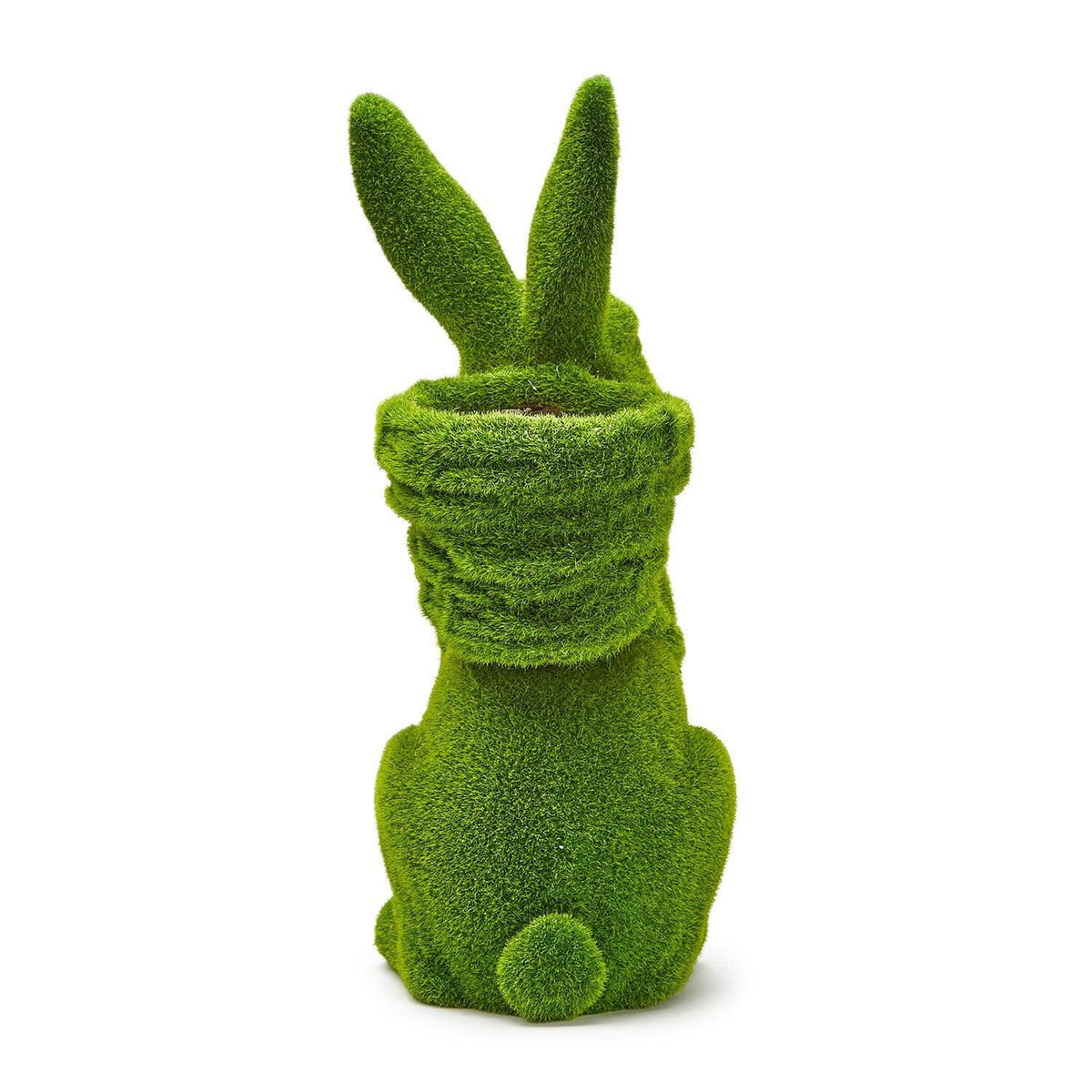 Moss Easter Bunny with Basket - The Preppy Bunny