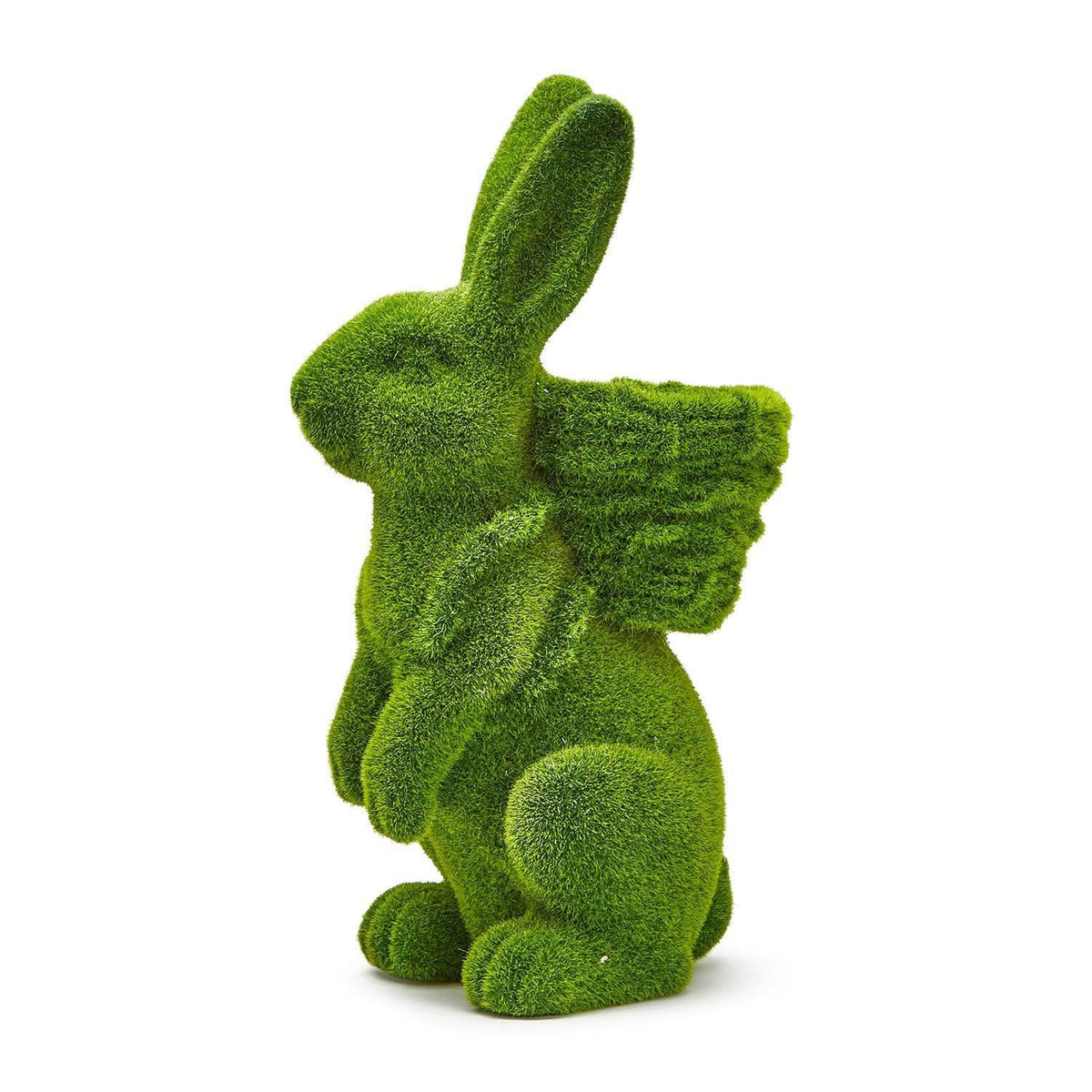 Moss Easter Bunny with Basket - The Preppy Bunny