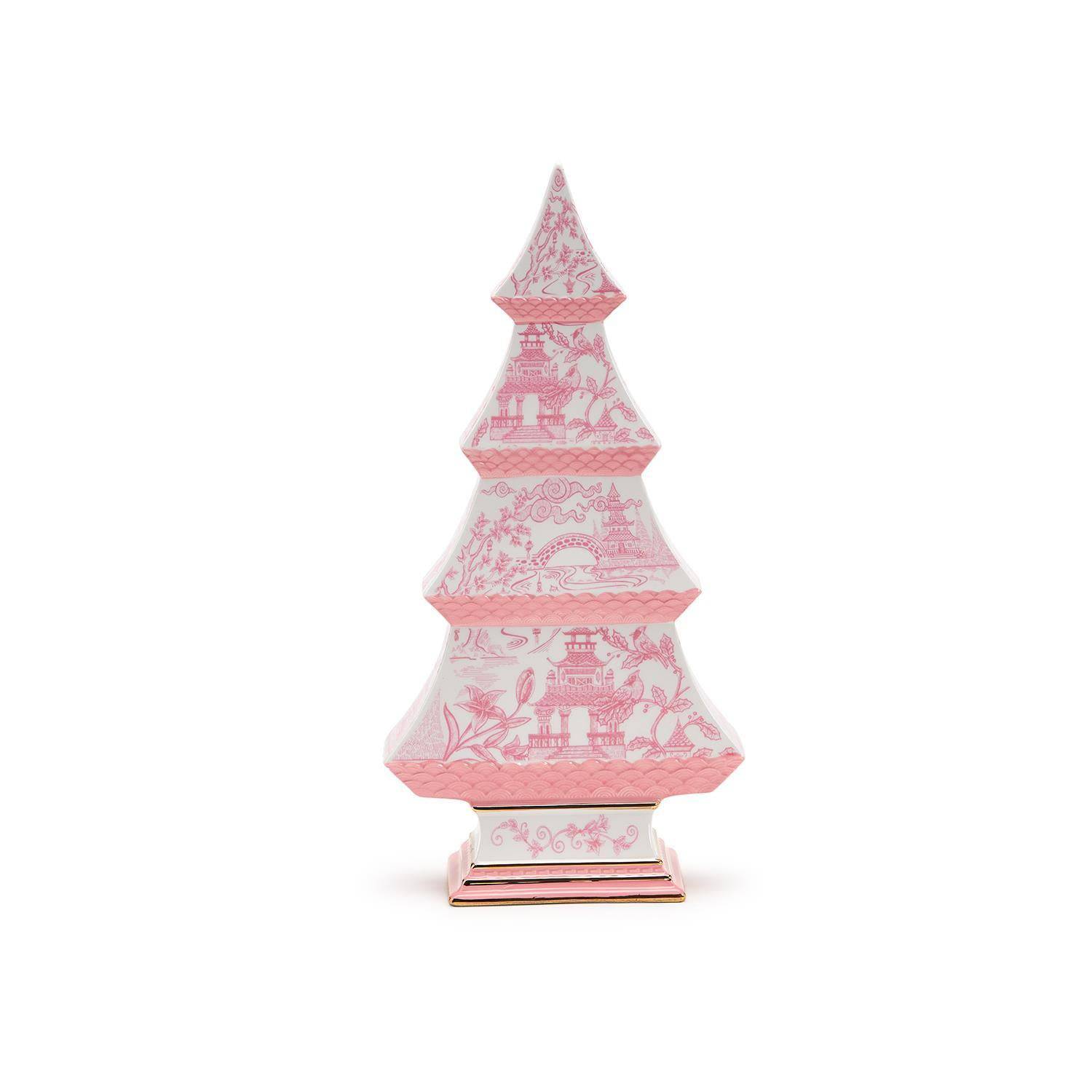 Pastel Pink Chinoiserie Tree - The Preppy Bunny