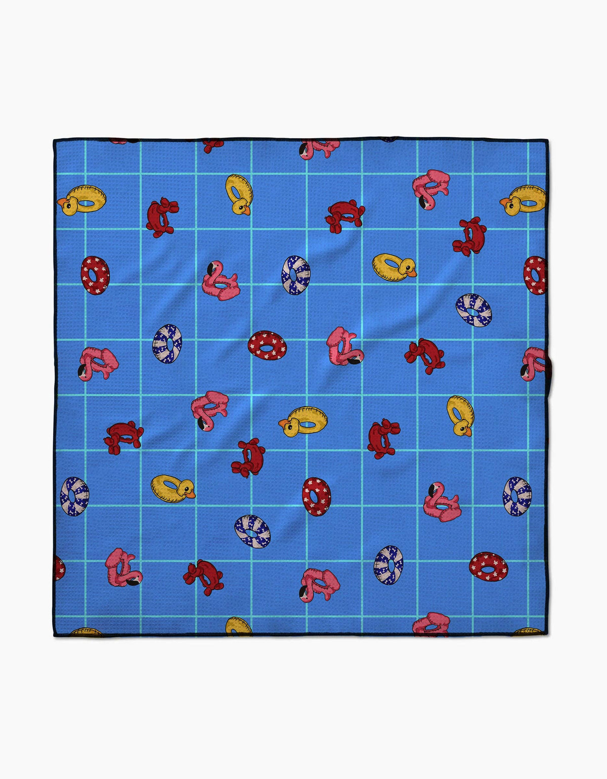 Summer Floaties Dog Towel by Geometry