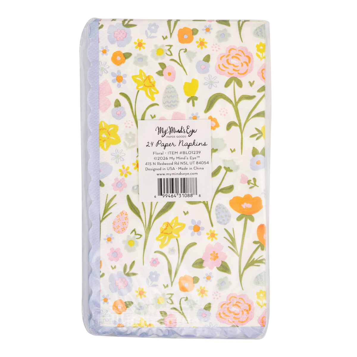 Blossom Floral Dinner Napkins - The Preppy Bunny