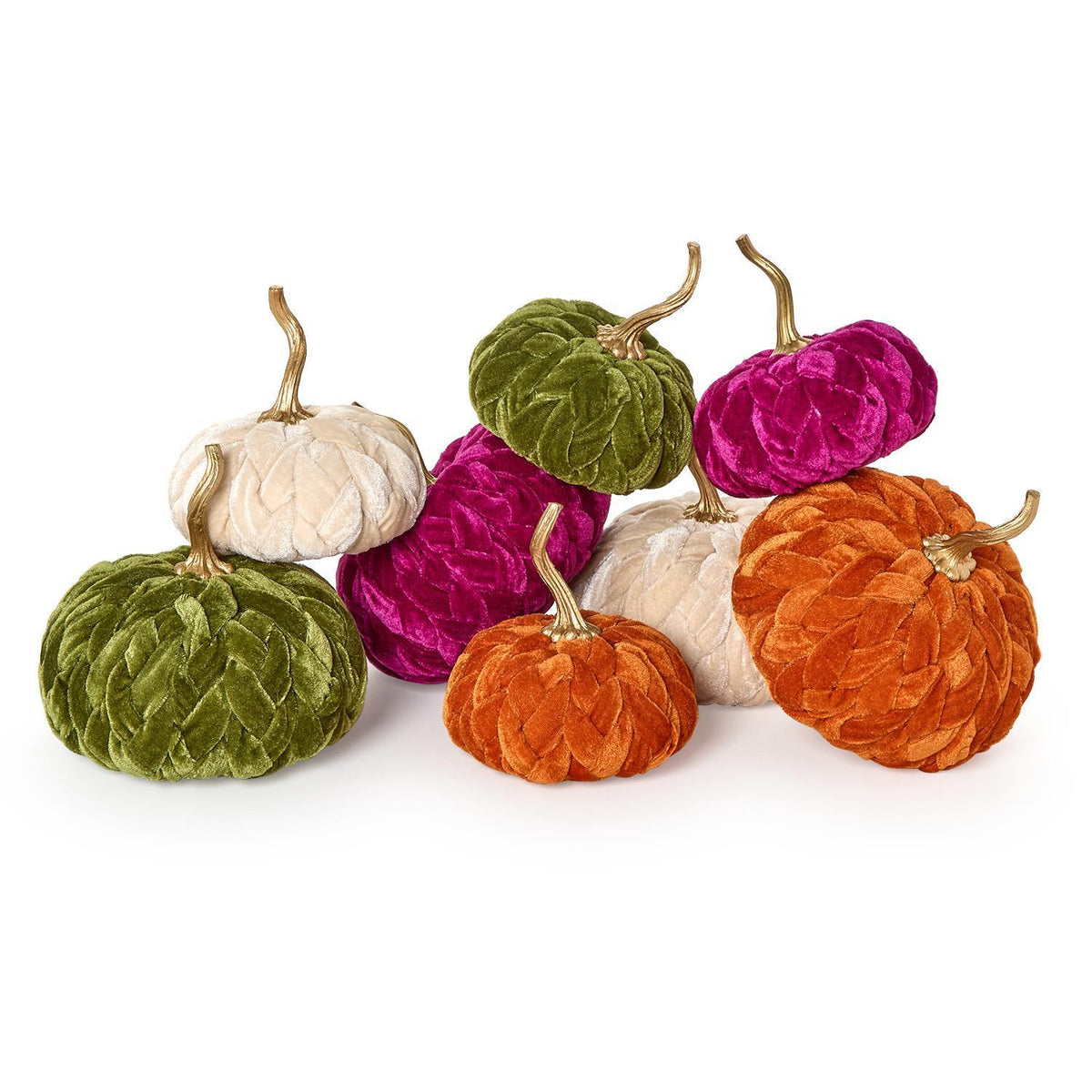Braided Plush Pumpkin - The Preppy Bunny